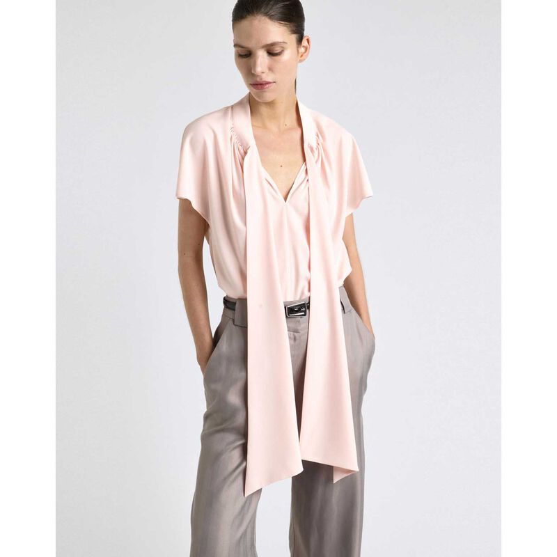 Cue Recycled Georgette Tie Top image number 2